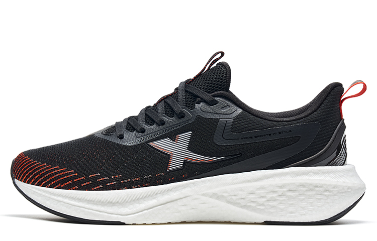 

Кунпэн Противоскользящие Износостойкие Низкие Беговые Кроссовки Мужские Черные Красные XTEP