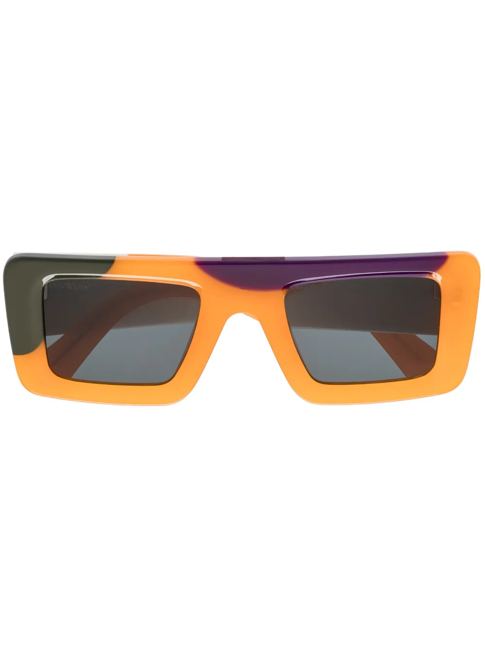 

Солнцезащитные очки Seattle в прямоугольной оправе Off-White Eyewear, оранжевый