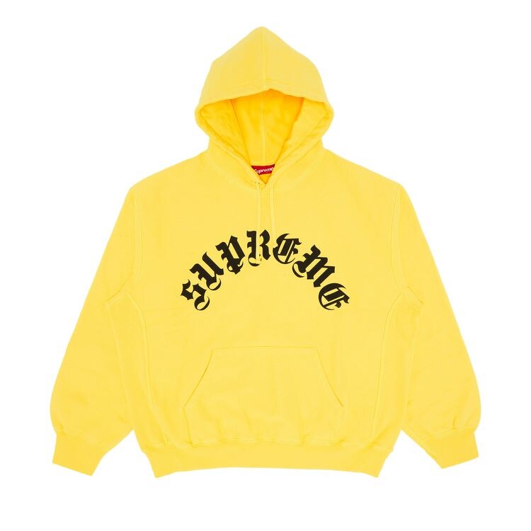 

Толстовка Supreme Printed Arc Hooded Sweatshirt Yellow, желтый