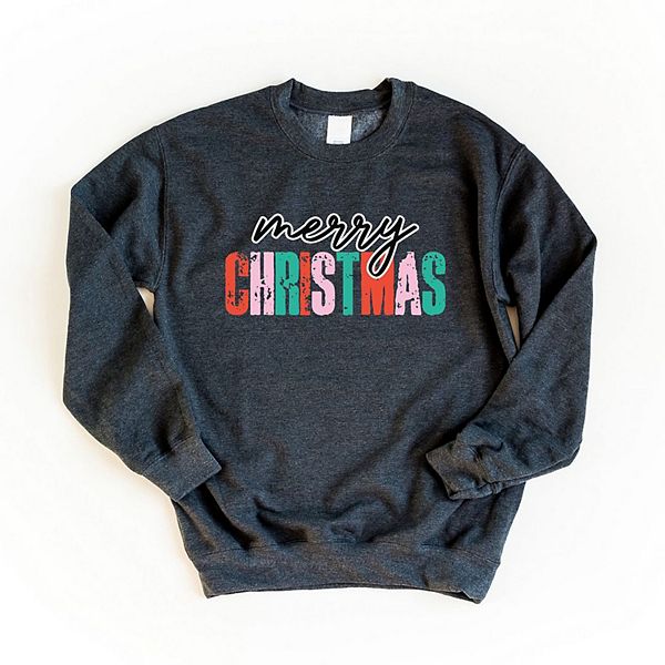 

Свитшот Merry Christmas в стиле distressed Simply Sage Market, Dark Heather, Зеленый, Свитшот Merry Christmas в стиле distressed Simply Sage Market, Dark Heather