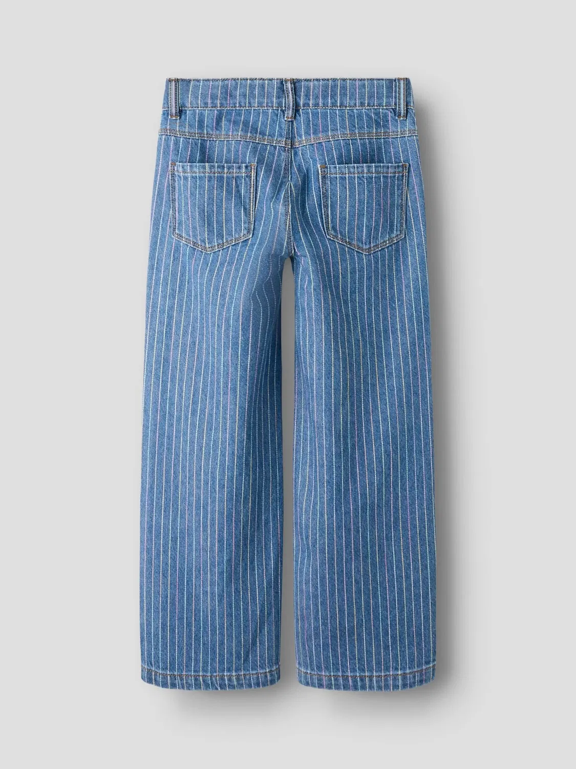 Джинсы с широкой штаниной Name it, medium blue denim — фото 2