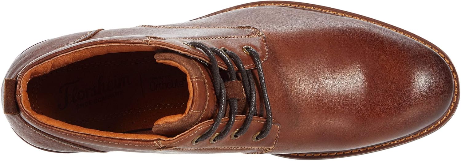 Мужские ботинки Florsheim Lodge Chukka с простой носочной частью, Chestnut — фото 2