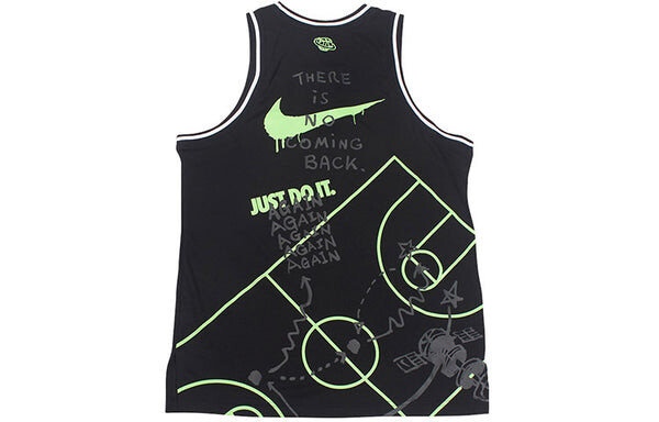 Спортивная футболка dna summer hoops sports top men black Nike, черный — фото 2