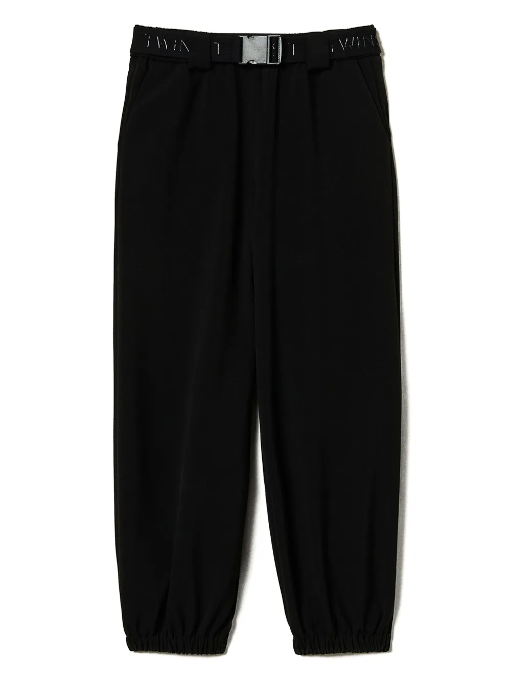 

Фланелевые джоггеры TWINSET Kids, черный
