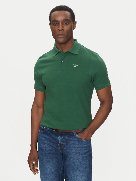 

Рубашка поло приталенная Original Sports MML0358OL72 Barbour, зеленый