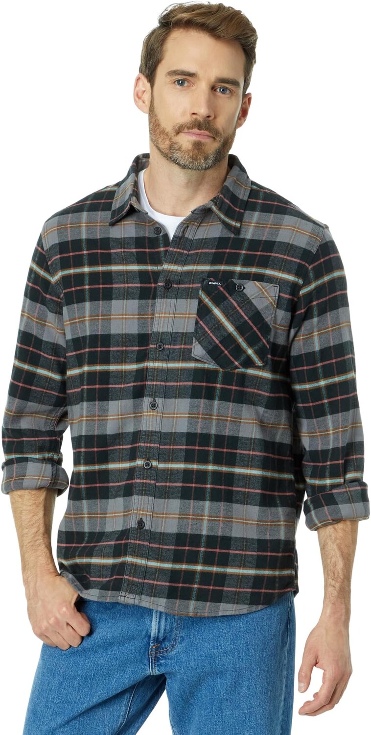 

Рубашка Redmond Plaid Stretch Long Sleeve Flannel O'Neill, черный