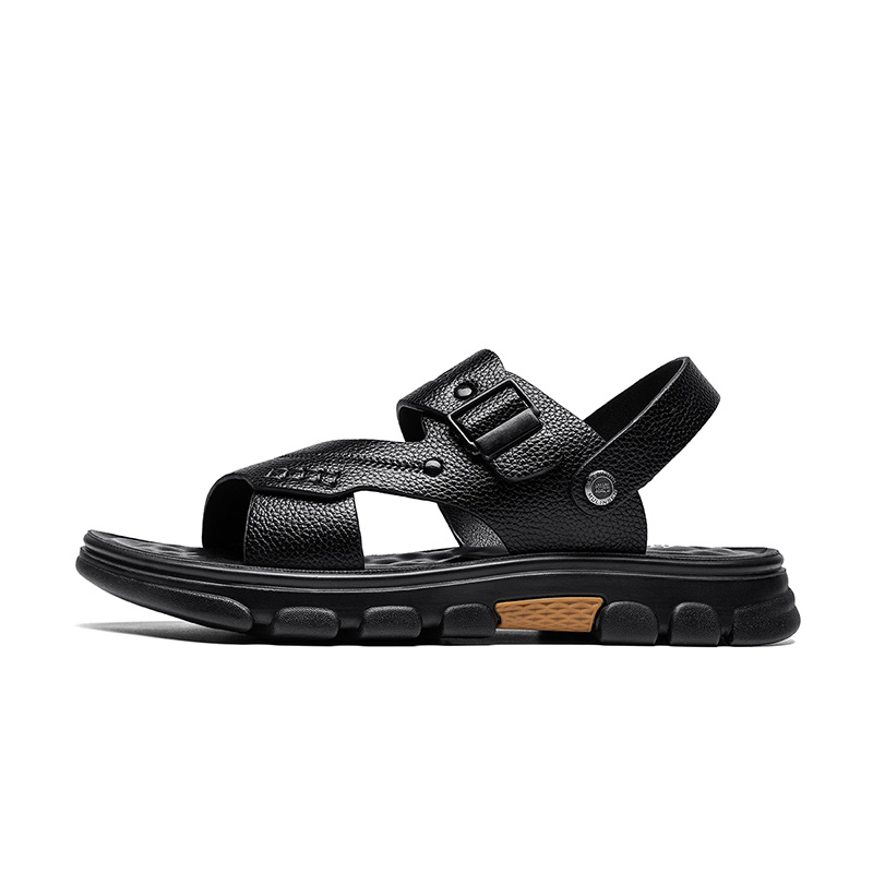 

Mulinsen Пляжные сандалии мужские коричневые/чёрные, цвет Black