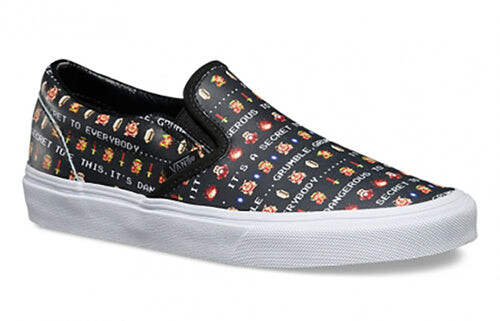 Кроссовки nintendo x classic slip-on 'zelda' Vans, черный — фото 2