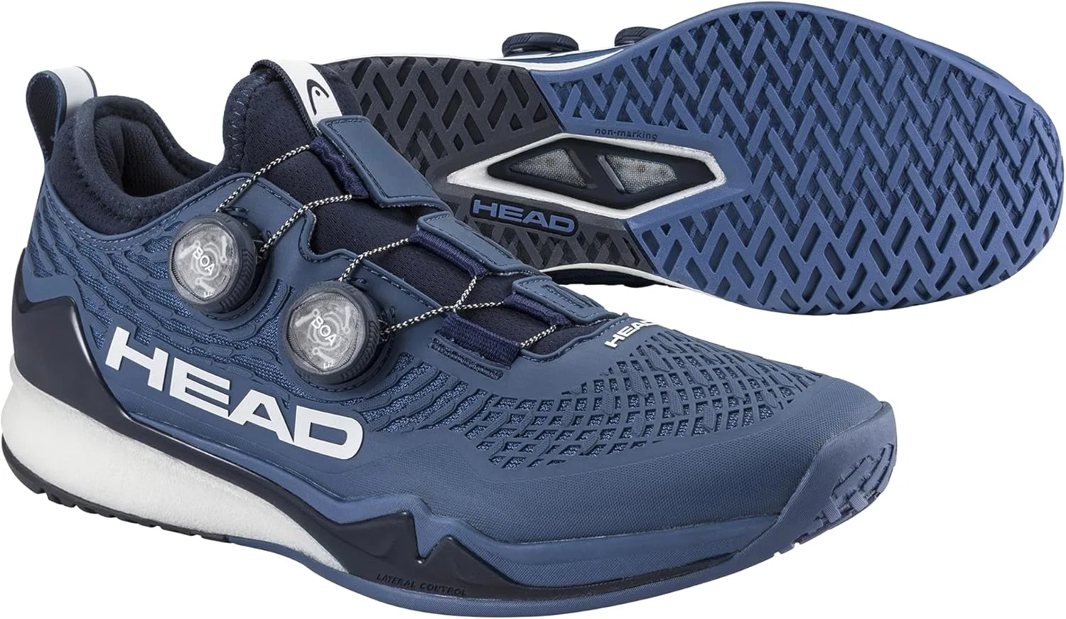 Мужские теннисные кроссовки HEAD Endure Pro BOA, темно-синие/темно-синие — фото 2