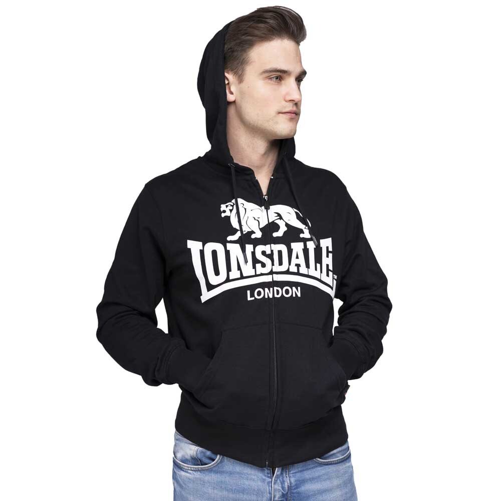 

Толстовка Lonsdale Krafty Full Zip, черный