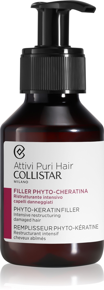 

Collistar Phyto-Keratin Filler Интенсивное восстановление волос Питательное средство для волос перед мытьем шампунем с кератином Collistar, 100 мл