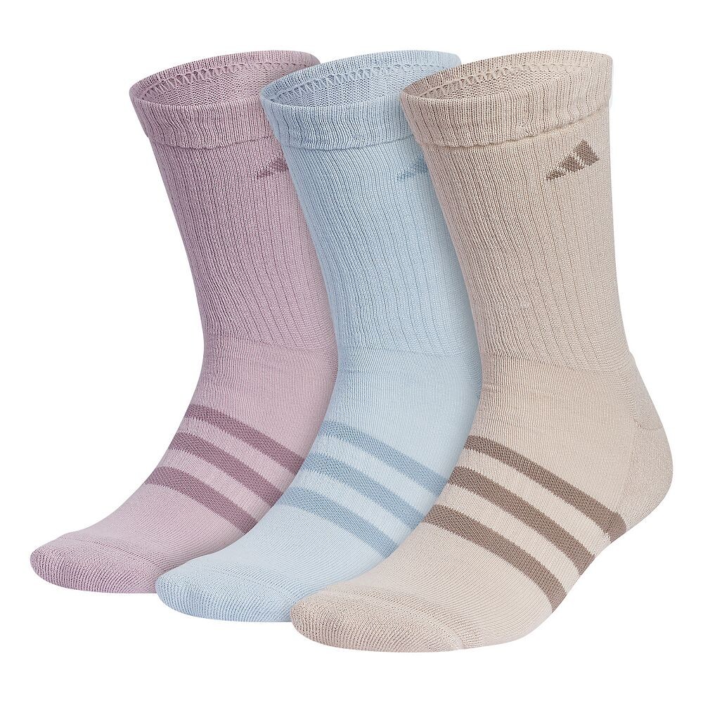 

Унисекс, комплект из трех одноцветных носков adidas Adaptive Crew Adidas, цвет Medium Beige