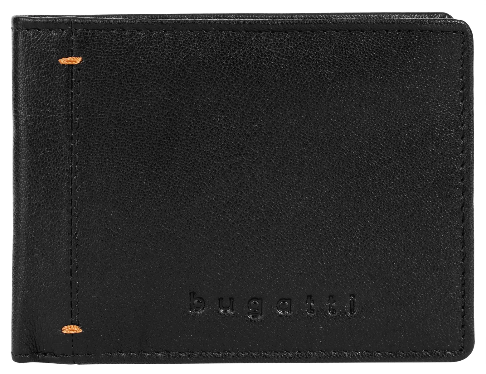 

Кошелек bugatti, натуральная кожа, черный
