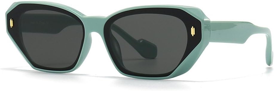 

Модные уличные ретро-очки в стиле ретро с многоугольными линзами, женские солнцезащитные очки, персонализированные очки «кошачий глаз», очки конфетных цветов, защита от ультрафиолета UV400 LXLHWN, One Color