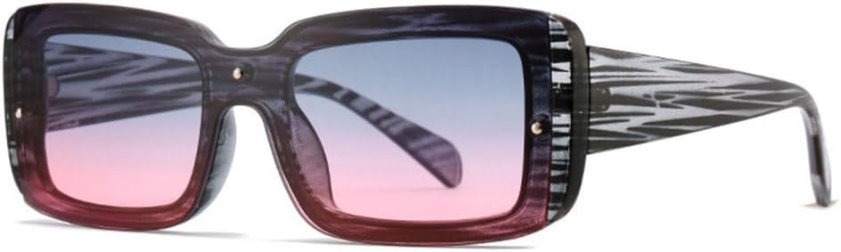 

Винтажные квадратные солнцезащитные очки для женщин, классический ретро-стиль, градиентные зеркальные солнцезащитные очки с защитой от УФ-излучения UV400 MTZJH, Gray Pink