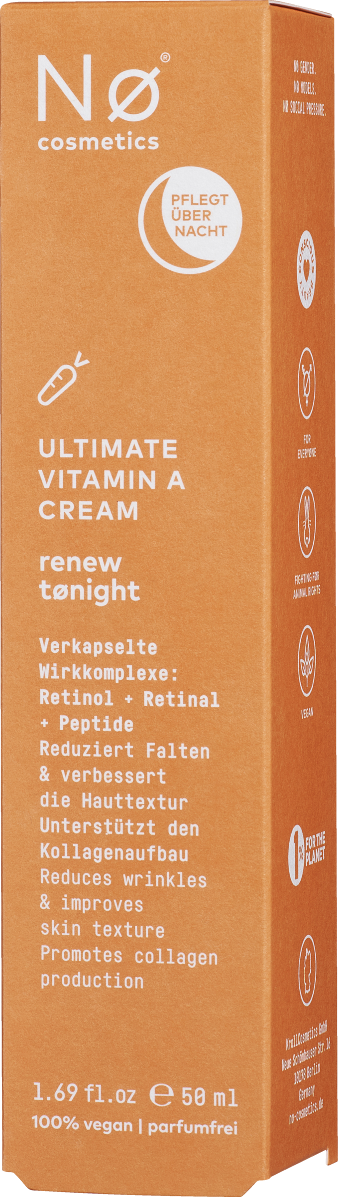 

Дневной крем Nø Renew tønight Ultimate Vitamin A Cream