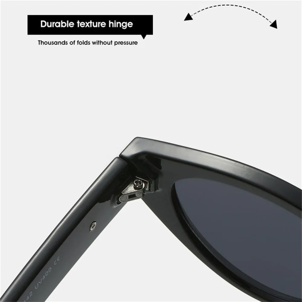 

Маленькие панк-солнцезащитные очки для женщин и мужчин, дорожные солнцезащитные очки, винтажные ретро-очки с защитой от УФ-излучения UV400 LANGSER, Leopard Gray