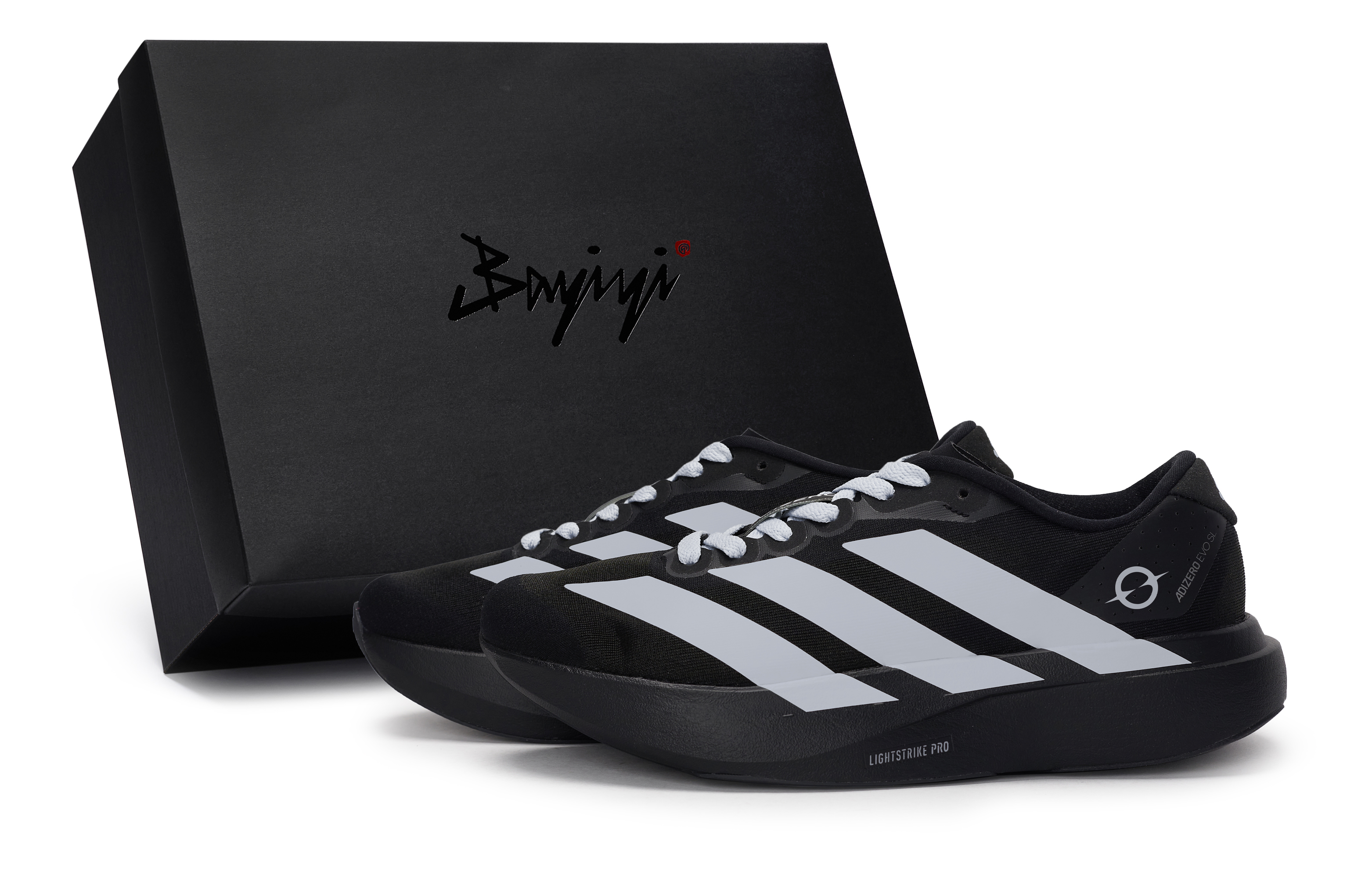 

Adidas Кроссовки Adizero Evo SL с низким верхом, противоскользящие, износостойкие, мужские, черно-серые