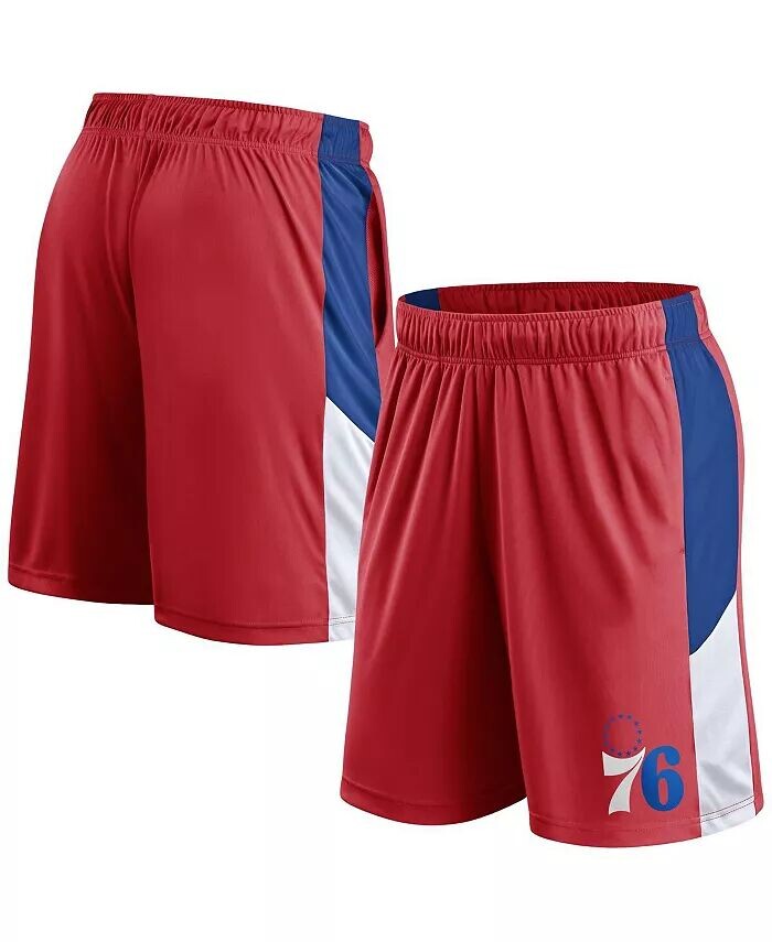 

Мужские красные шорты Philadelphia 76ers Practice Performance Fanatics