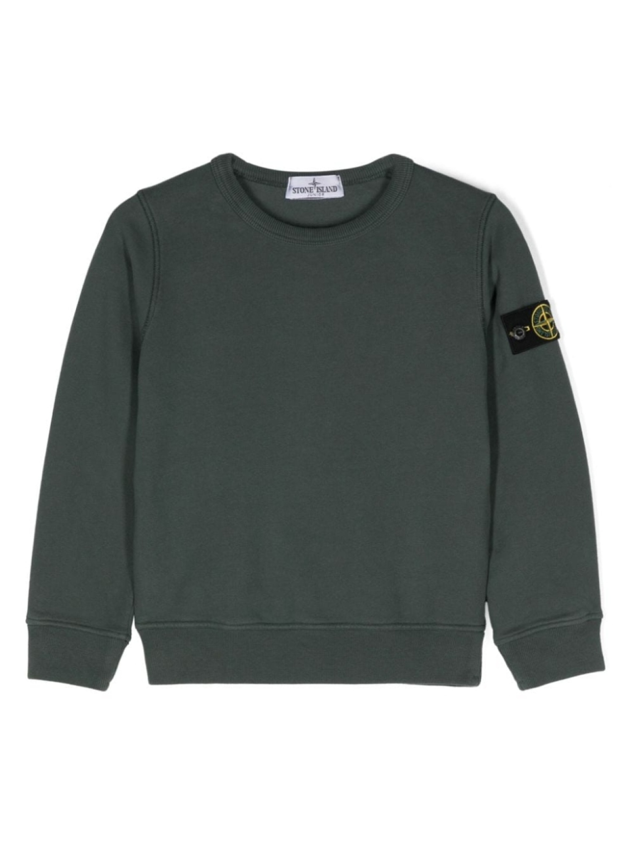 

Stone Island Junior хлопковая толстовка с компасом, зеленый