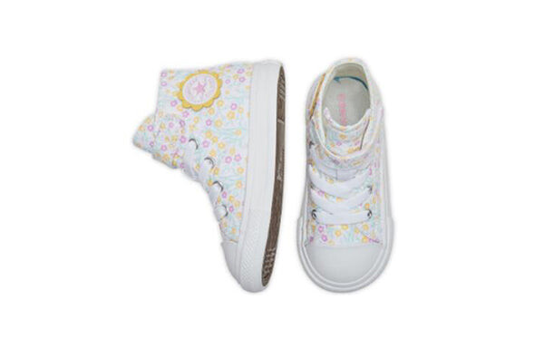 Кроссовки chuck taylor all star 1v toddler/youth Converse, белый — фото 4
