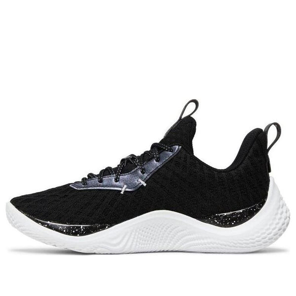

Кроссовки curry flow 10 team basketball shoes 'black white' Under Armour, черный