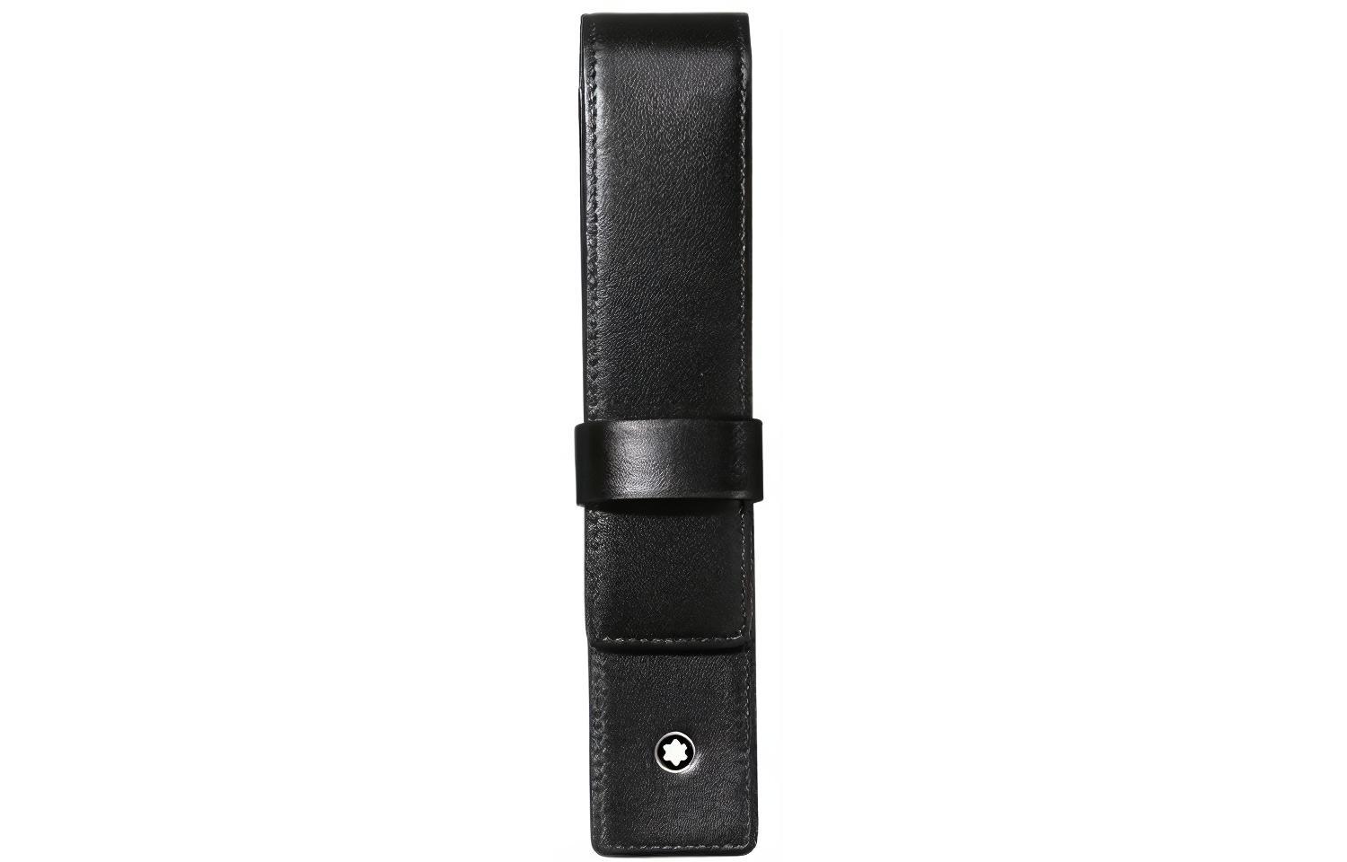 

MONTBLANC Футляр-клатч из коровьей кожи унисекс, черный