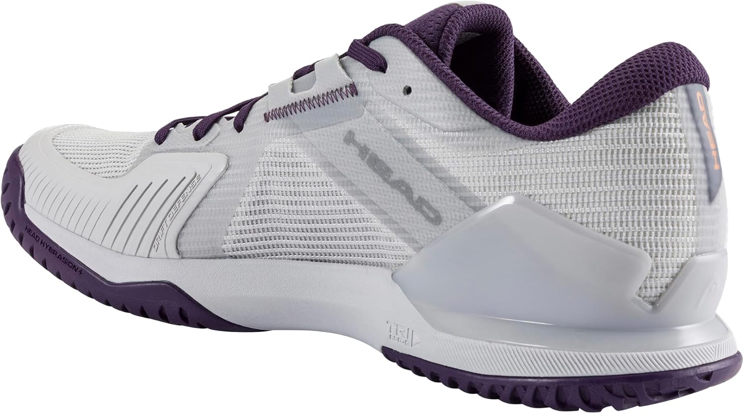 Мужские теннисные кроссовки HEAD Sprint Pro 4.0 - Легкие, дышащие, для любого корта, с возвратом энергии, фиолетовый/серый/светло-серый — фото 3