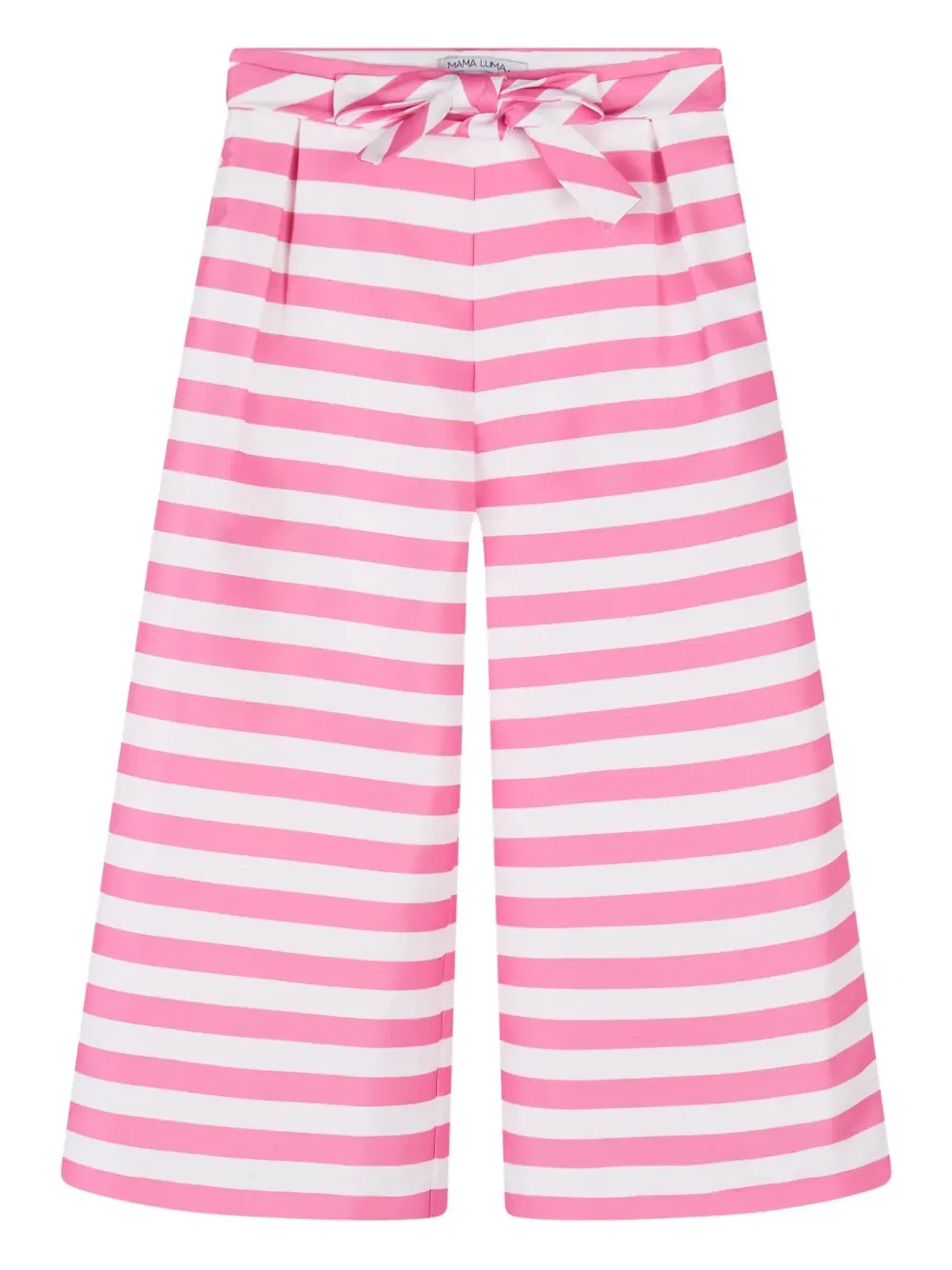 Полосатые брюки с поясом Mama Luma Kids, розовый