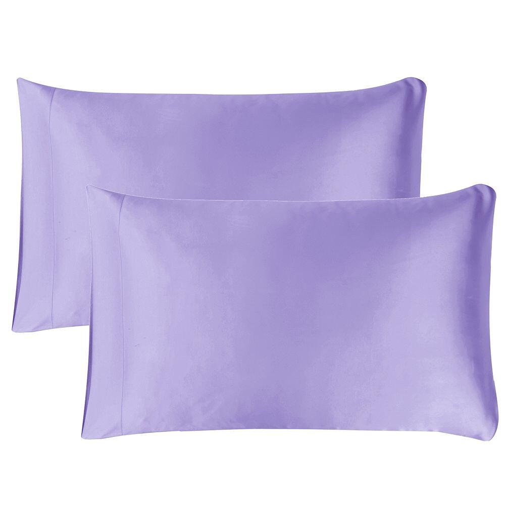 

Набор из 2 атласных косметических наволочек Mend, цвет Lavender