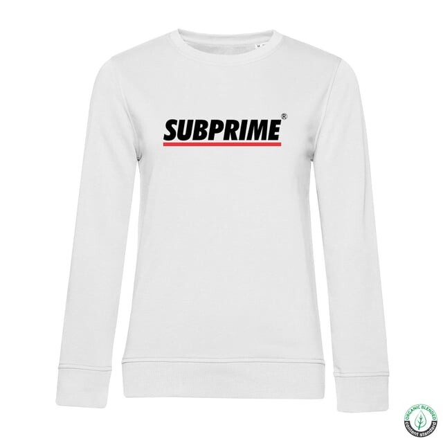 

Полосы пуловера-свитера Subprime, белый