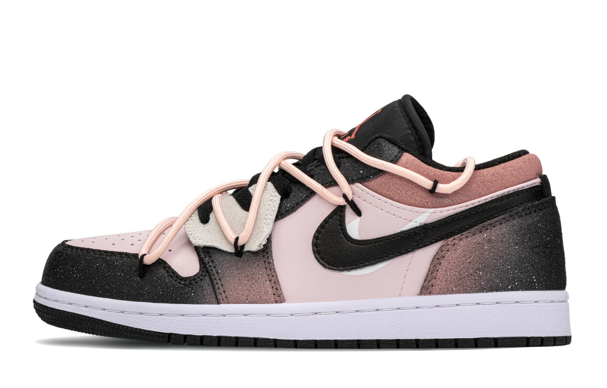 

Баскетбольные кроссовки Air 1 Vintage женские с низким верхом, черный/розовый Jordan