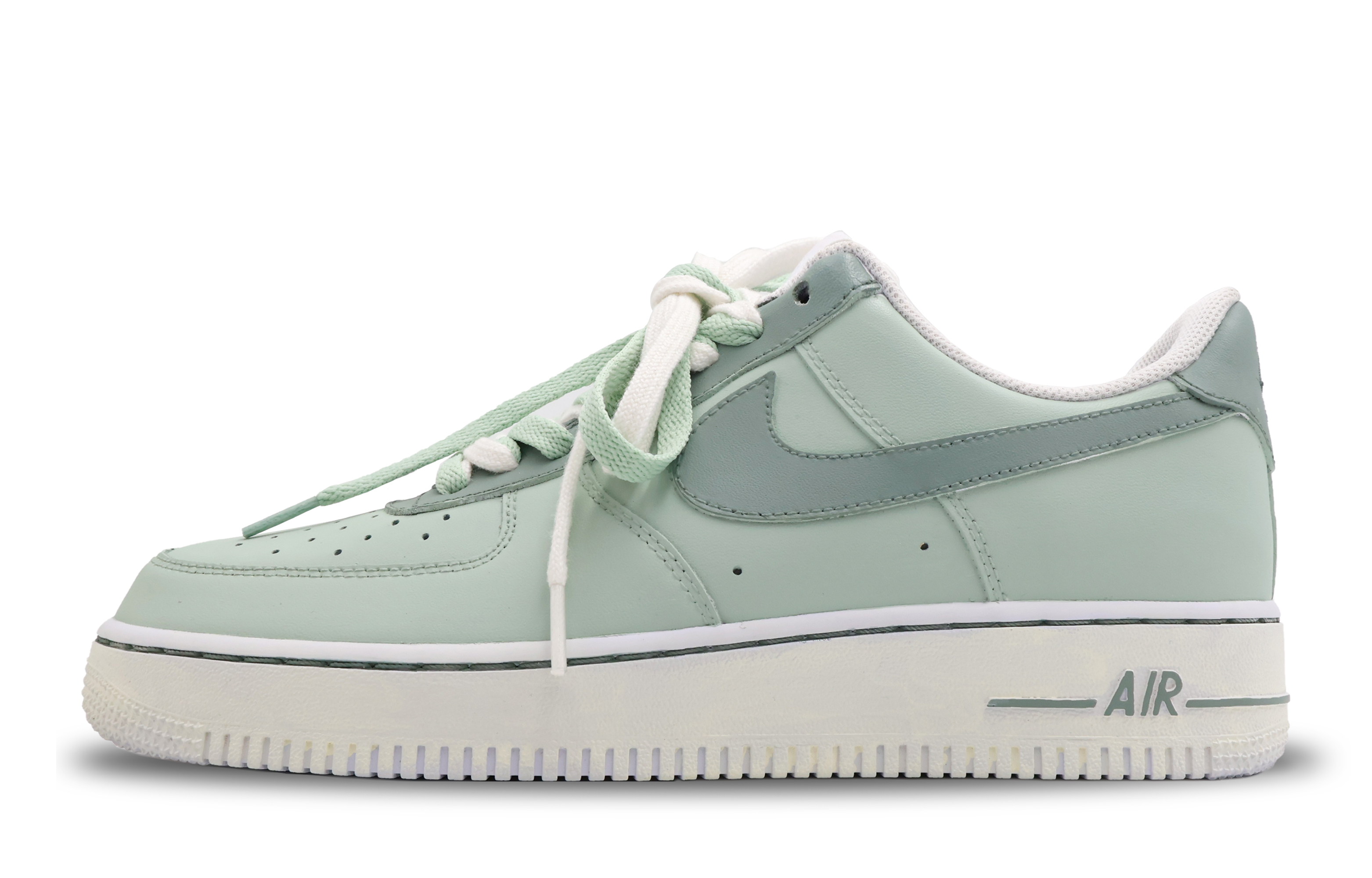 

Кроссовки Nike Air Force 1 Skateboarding Shoes Women's Low-top Green, зеленый