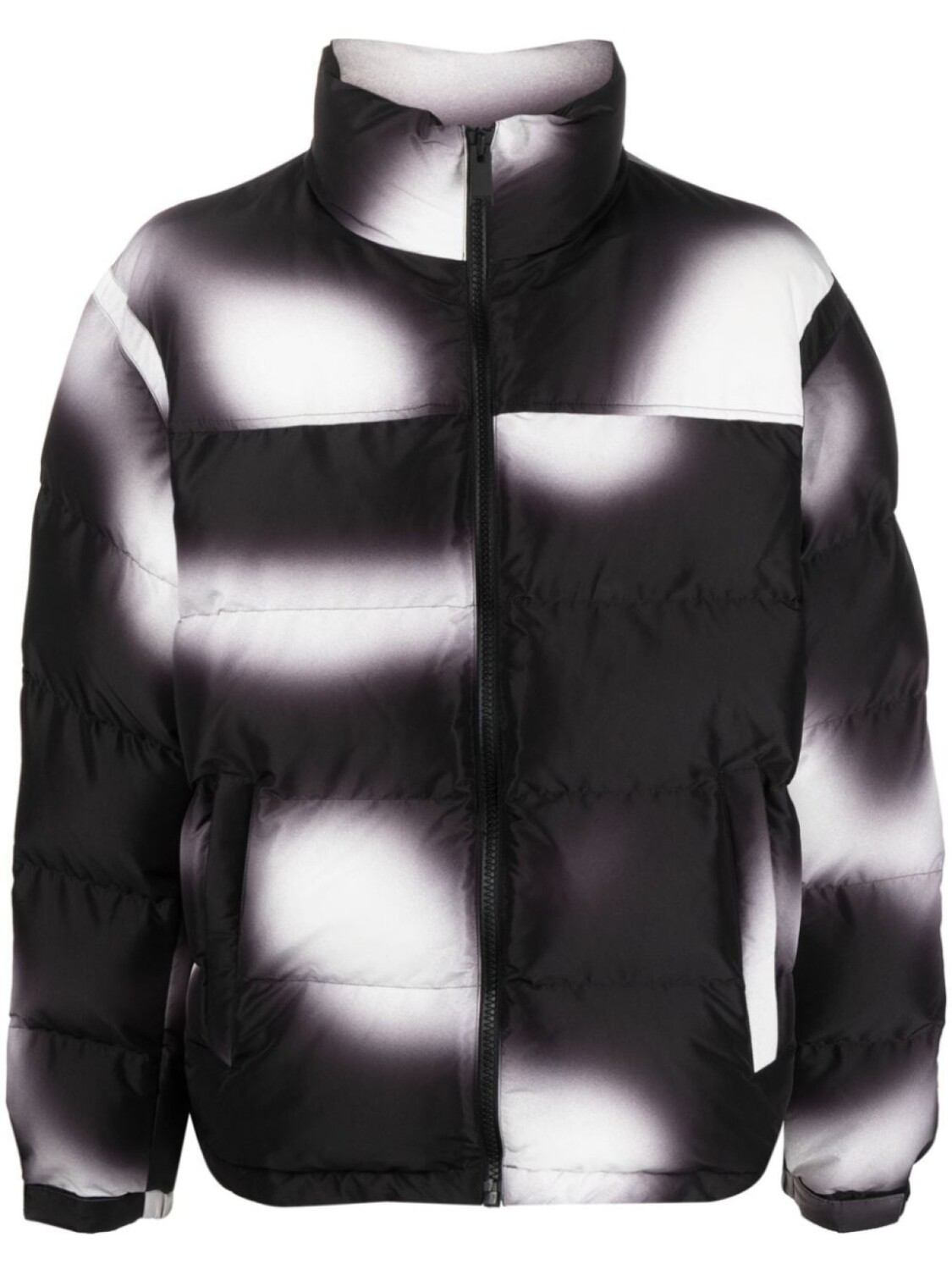 

Heron Preston пуховик с принтом, белый