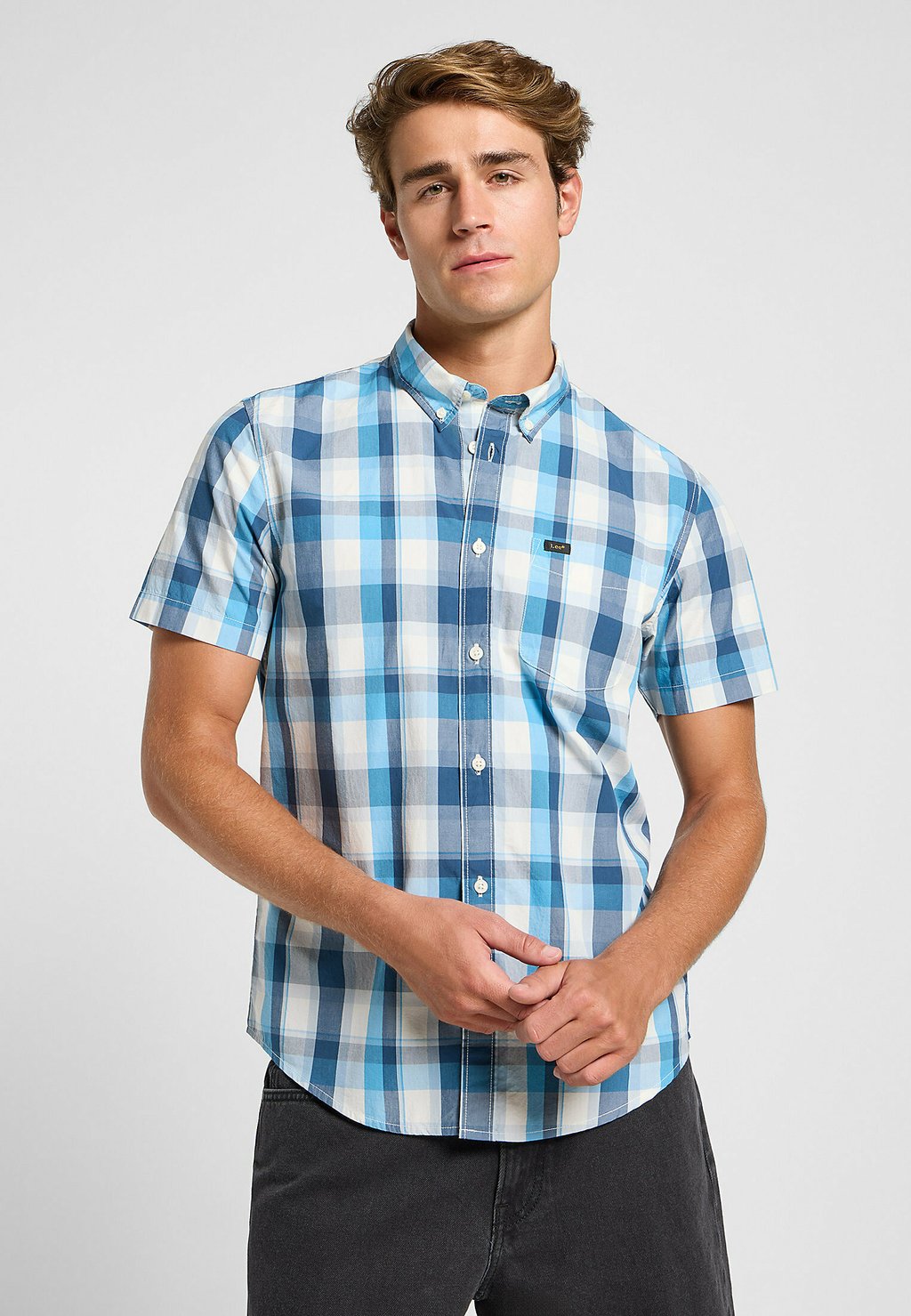 

Рубашка BUTTON DOWN Lee, синий