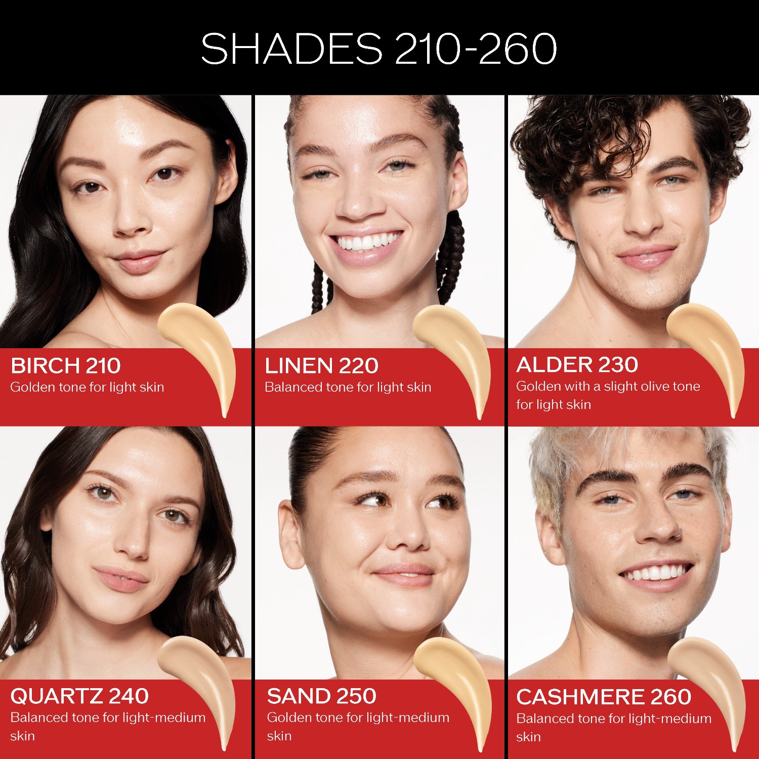 Тональный крем для лица pureness revitalessence skin glow spf30 pa+++ Shiseido, 210 - birch, объем 30 мл — фото 4