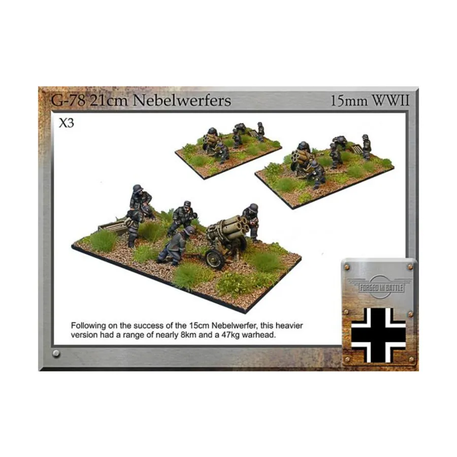 

21 см Небельверфер с экипажем, WWII Miniatures - German Vehicles (15mm)
