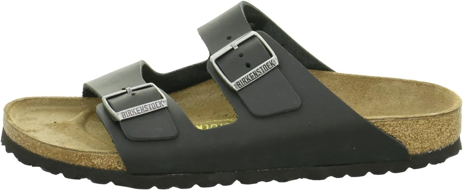 BIRKENSTOCK Arizona Unisex - взрослые сабо и мюли из бирко-флора, черный — фото 4