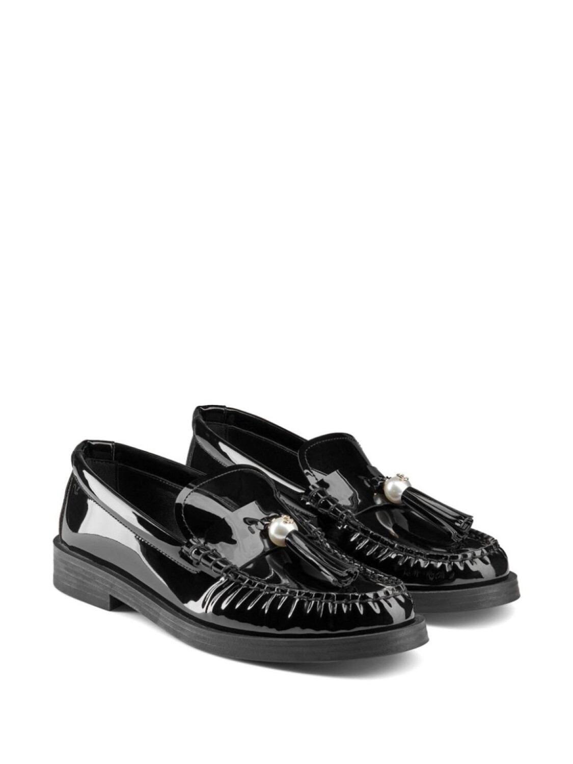 

Jimmy Choo декорированные лоферы Addie, черный