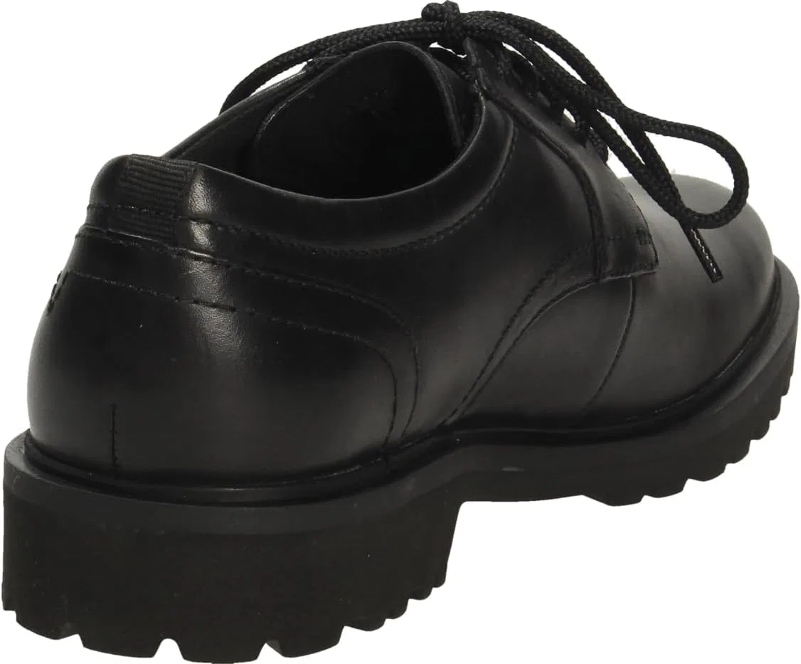 Мужские туфли Clarks Berwick на шнуровке, 2-Black (Black Leather) — фото 4