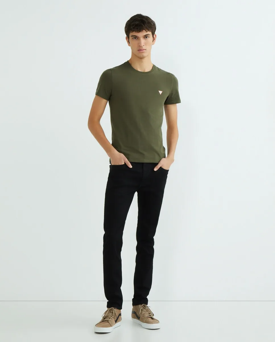 

Мужская футболка с логотипом спереди Guess, цвет Verde Militar
