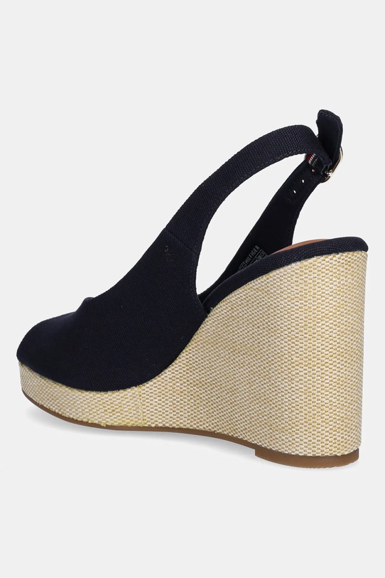 Сандалии Flag High Wedge Espadrille на ремешке Tommy Hilfiger, темно-синий — фото 3