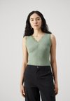 

Топ VMROSI V NECK Vero Moda, зеленый