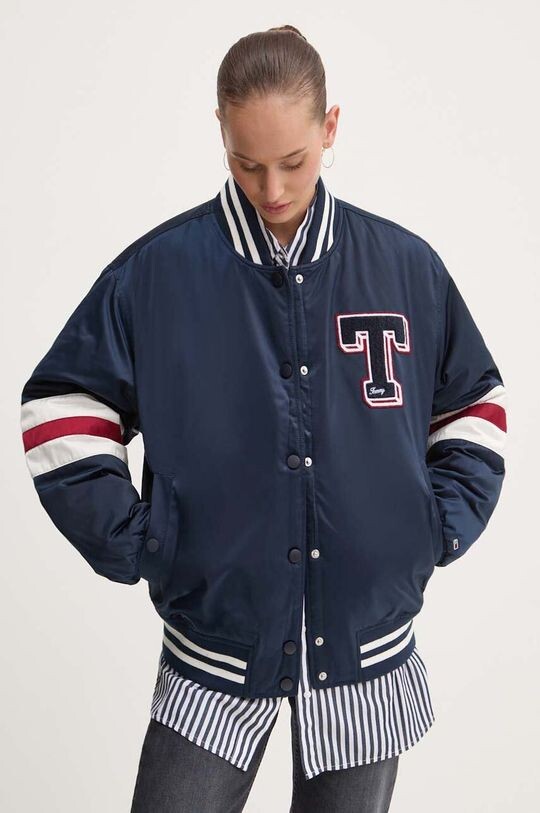 

Куртка-бомбер Tommy Jeans, темно-синий