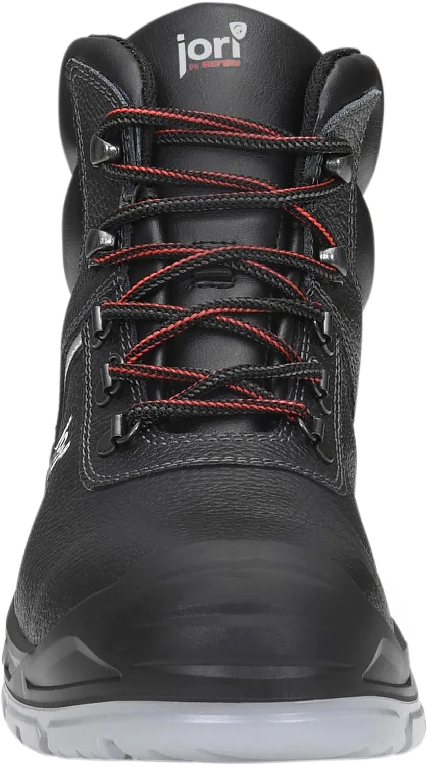 Ботинки ELTEN Jori Sicherheitsschuhe jo_Champ Mid ESD S3, Damen und Herren, Leder, Stahlkappe, leicht, robust, Black — фото 4