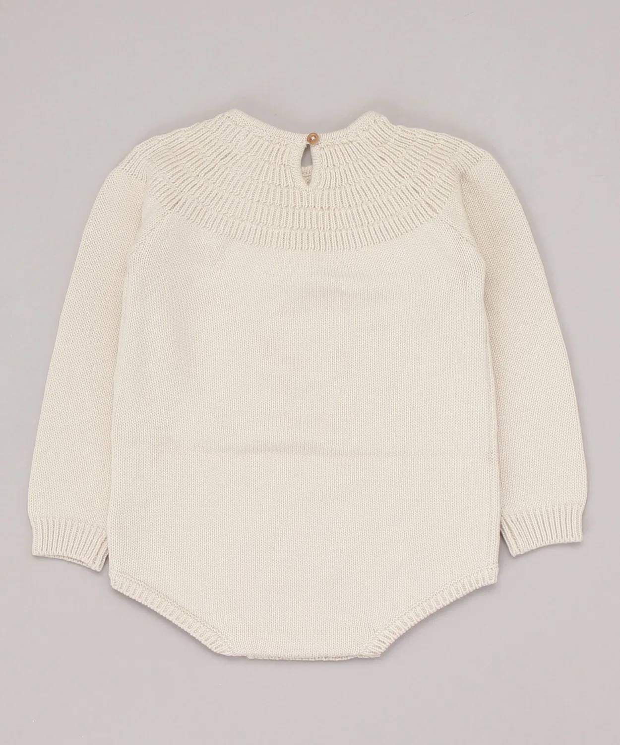 Ромпер KNIT DALIA из органического хлопка, цвет шоколад — фото 2