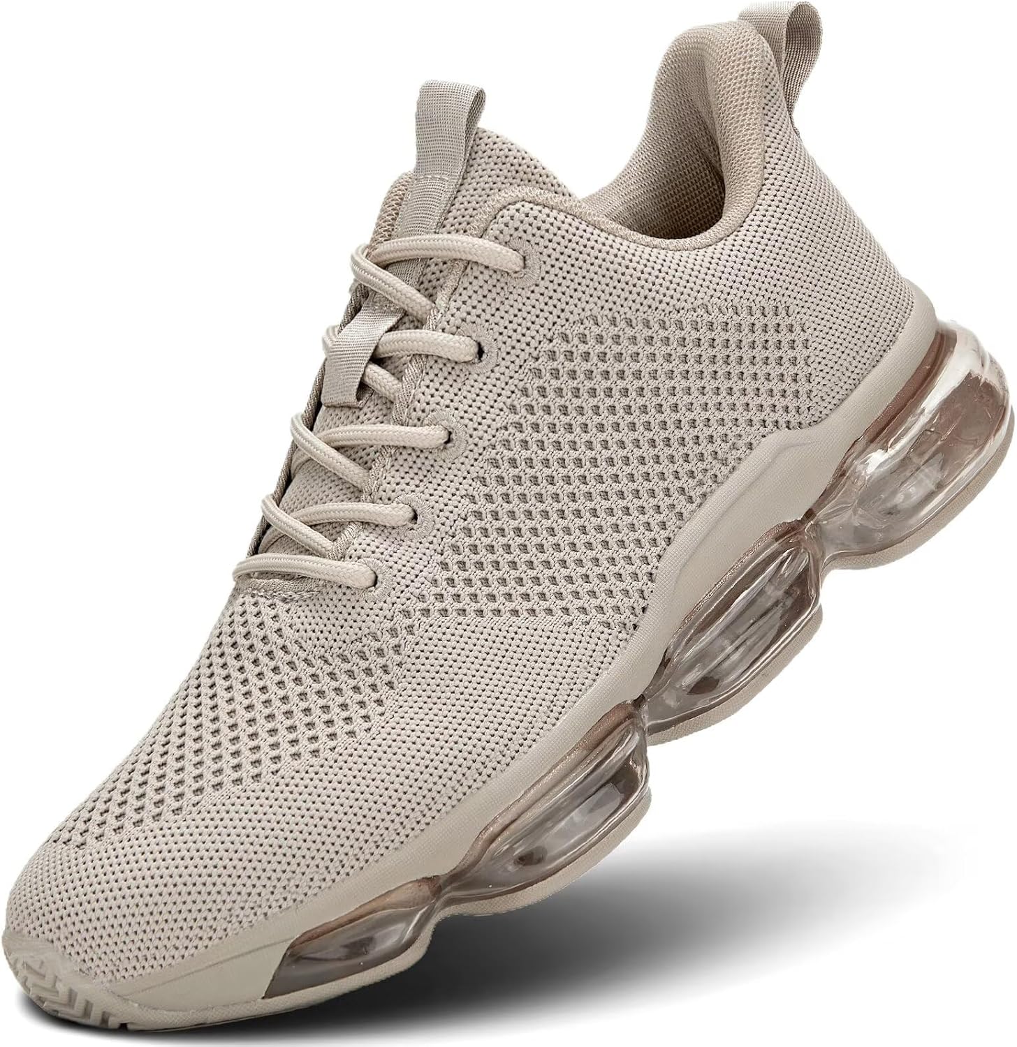 

Мужские кроссовки с воздушной подушкой, дышащие, для бега и тенниса, модные кроссовки, противоскользящие, для тренировок, повседневного спорта, занятий в спортзале, удобная обувь для прогулок Socviis, хаки