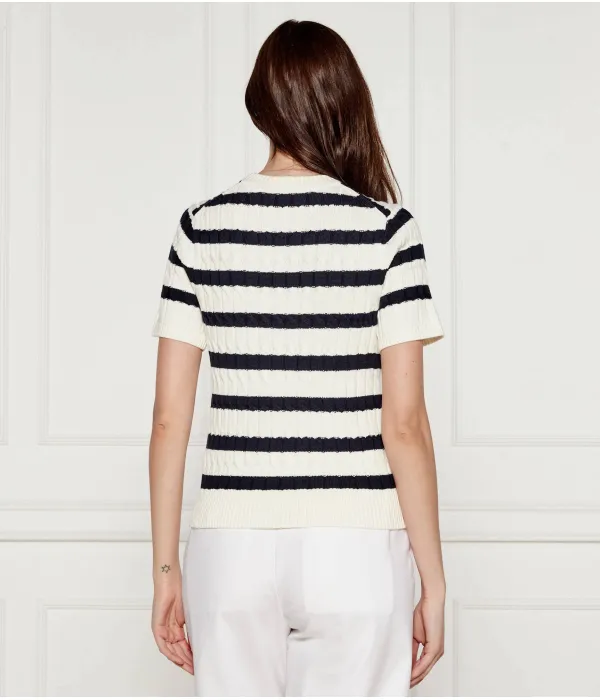 Свитер Slim fit Tommy Hilfiger, бежевый — фото 3