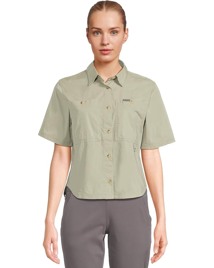 

Рубашка Columbia Brea Falls Woven Short, цвет Safari