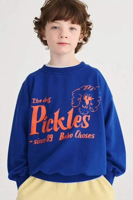 Худи детское Pickles The Dog Bobo Choses, синий